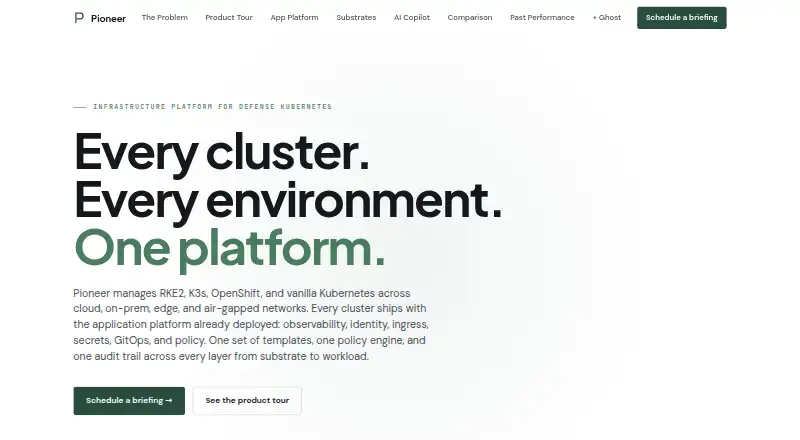 Pioneer's website