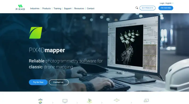 PIX4Dmapper's website