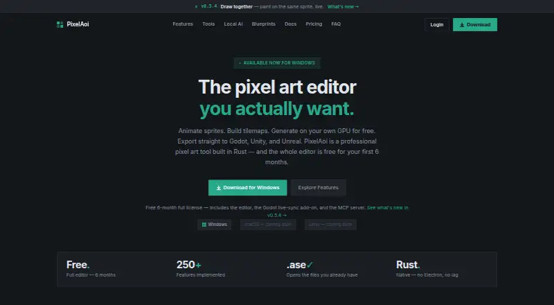 PixelAoi's website