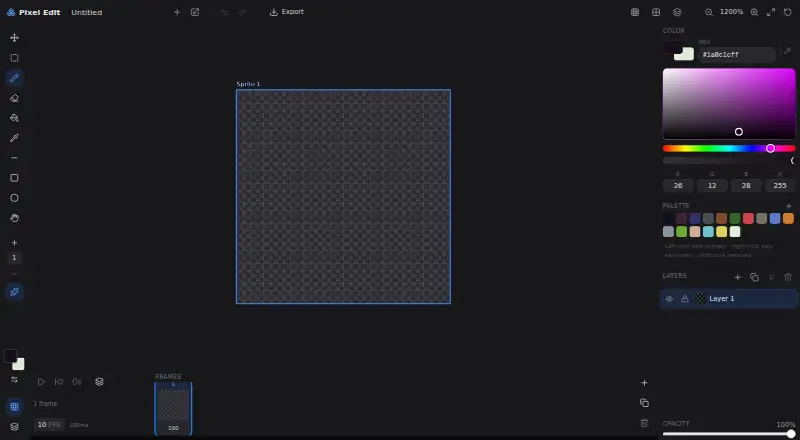 Pixel Edit's website
