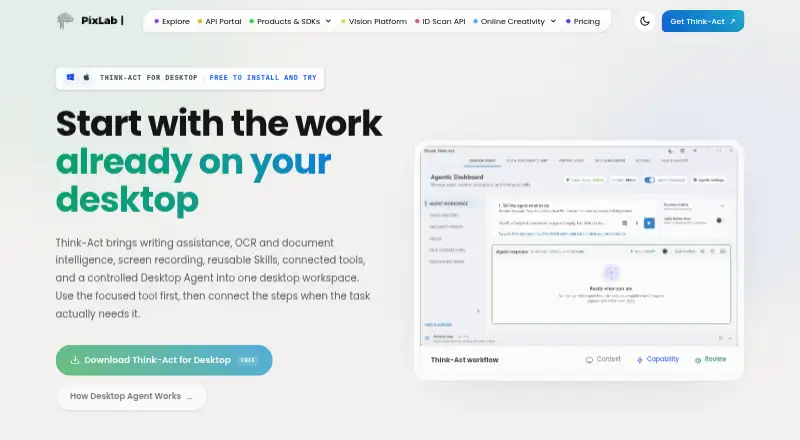 Think-Act's website