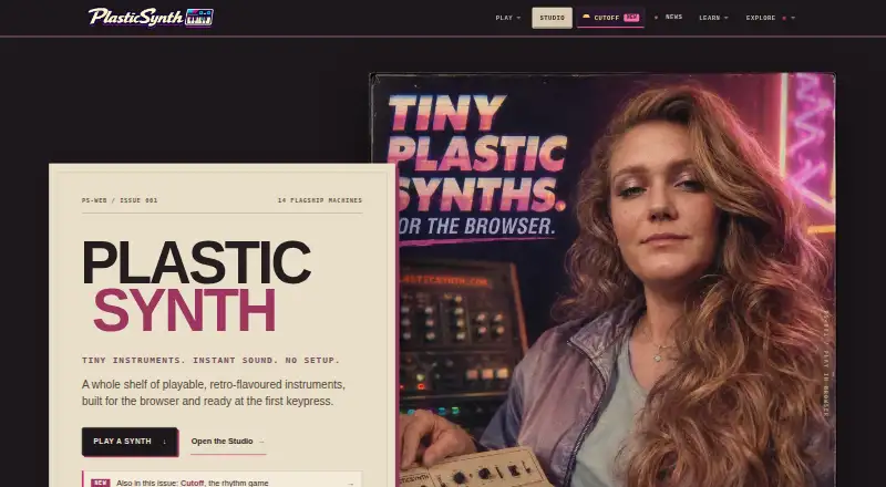 PlasticSynth's website