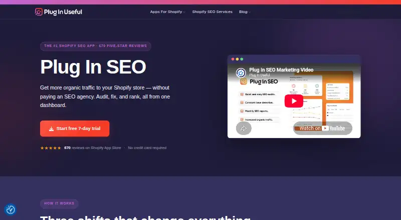 Plug In SEO's website
