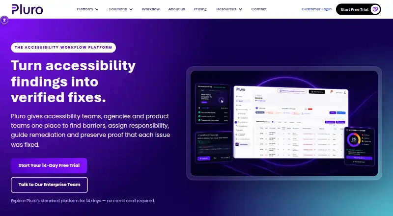 Pluro's website