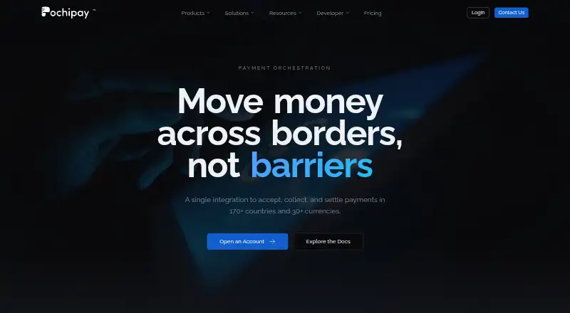 Pochipay's website