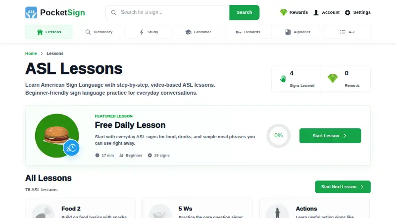 PocketSign's website