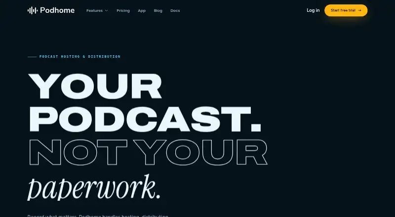Podhome's website