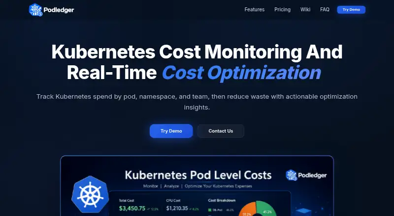 Podledger's website