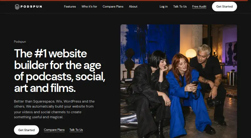 Podspun's website