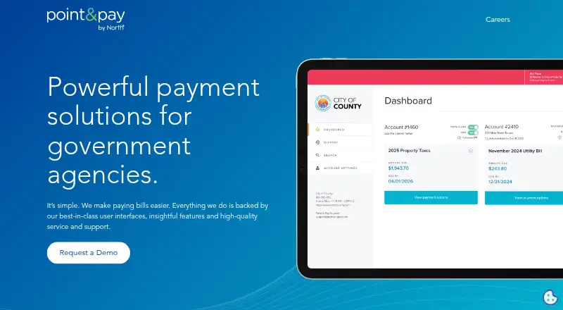 Point & Pay's website