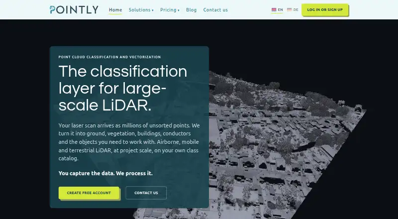Pointly's website