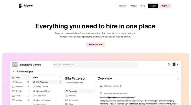 The Polymer homepage