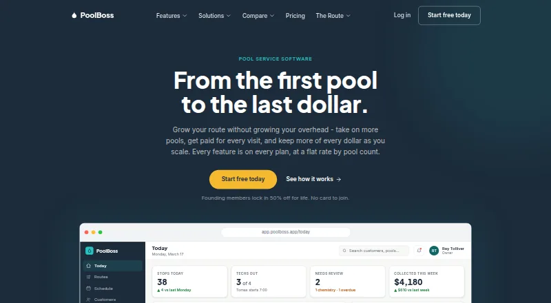 PoolBoss's website