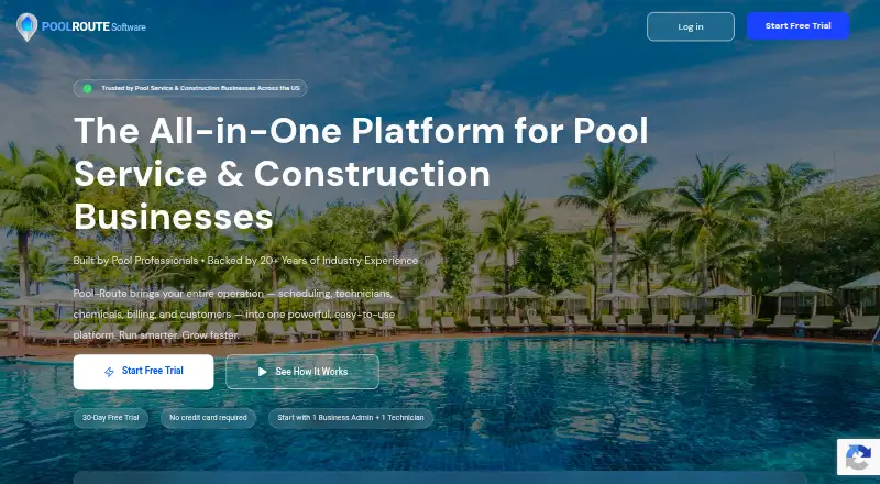 Pool-Route's website