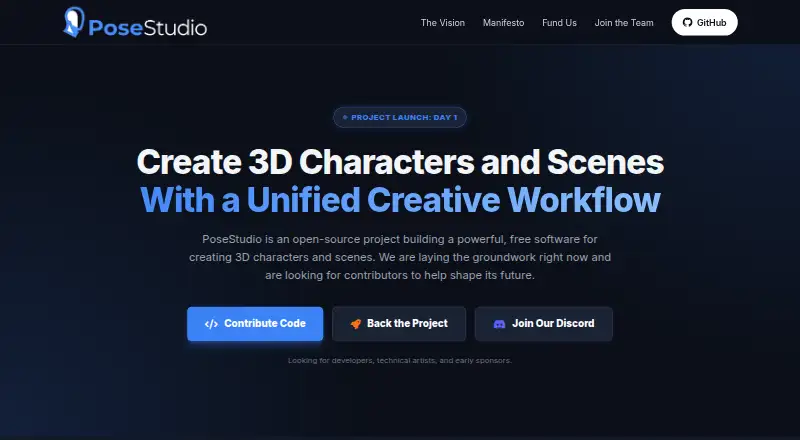 PoseStudio's website