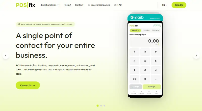POSfix's website