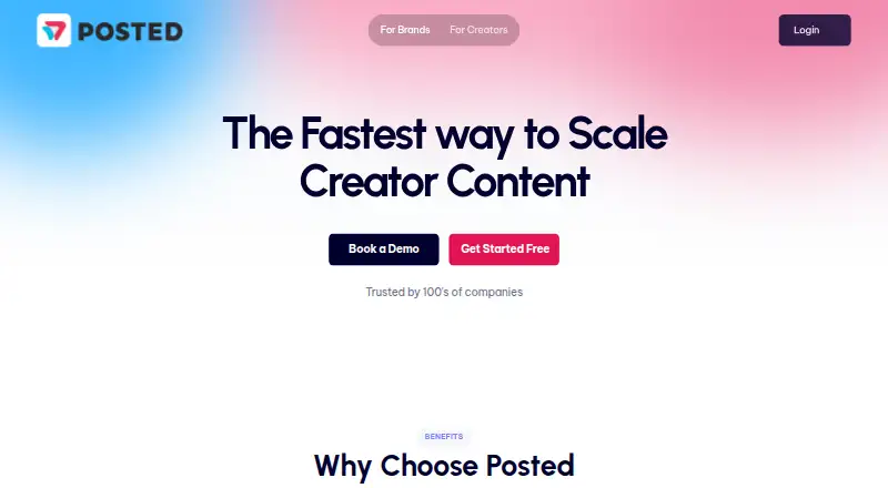 Posted's website
