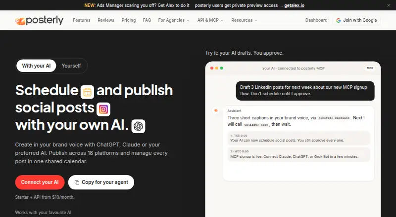 Posterly's website
