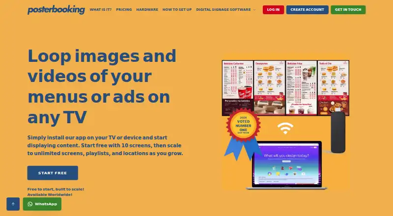 PosterBooking's website
