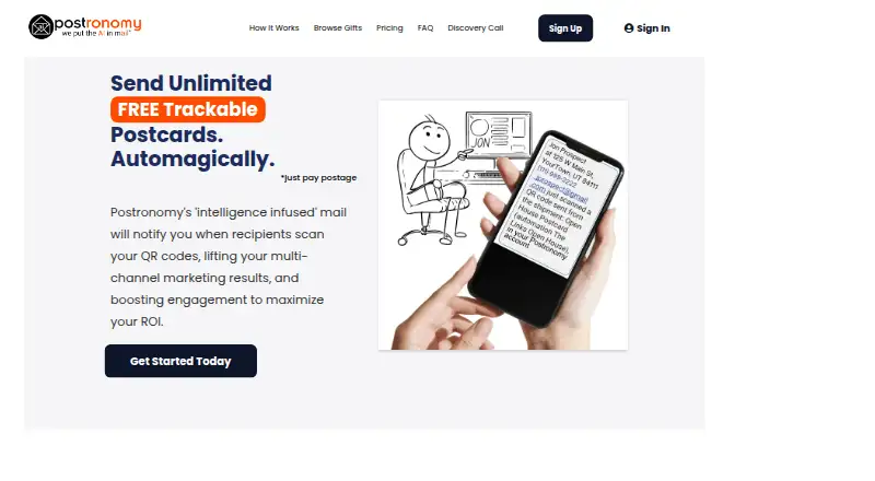Postronomy's website