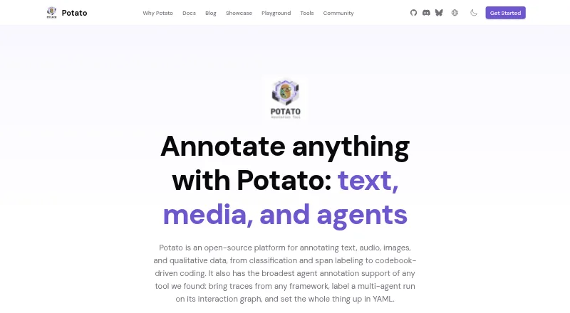 Potato's website