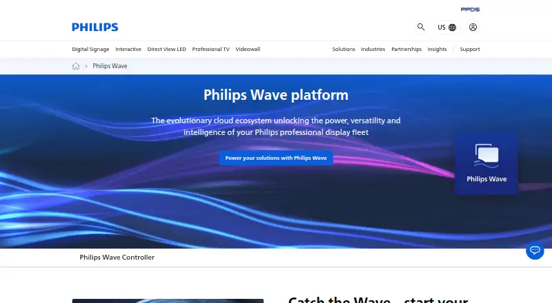 Philips Wave's website