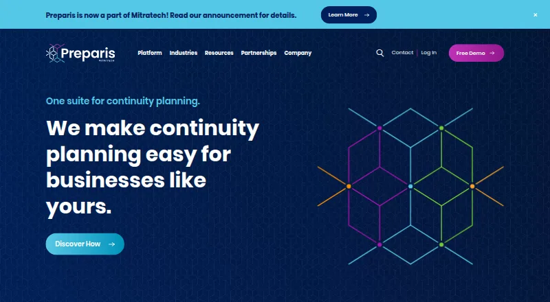 Preparis's website