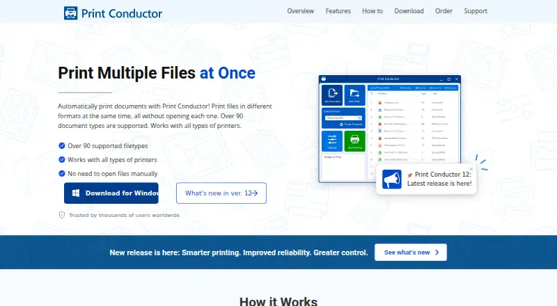 The Print Conductor homepage