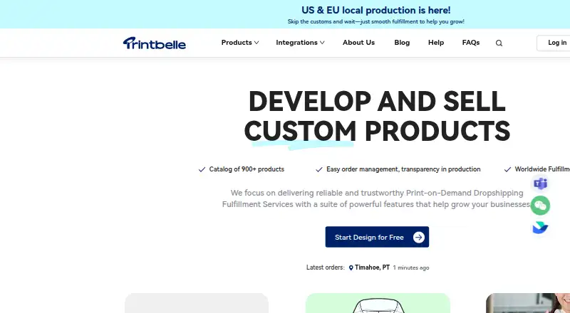 Printbelle's website