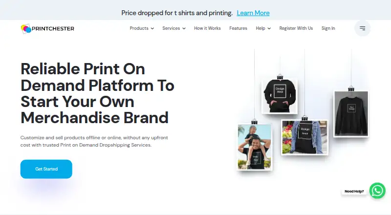 Printchester's website