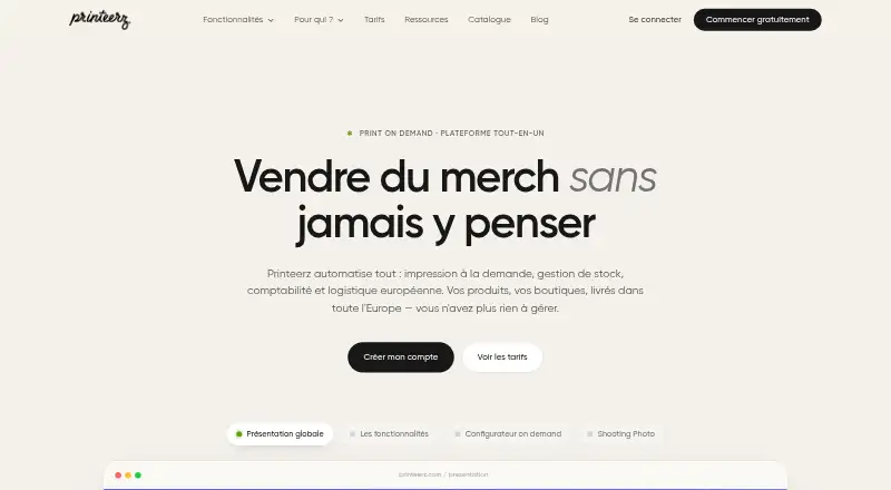Printeerz's website