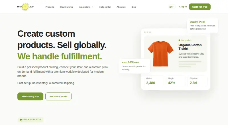 Print Melon's website