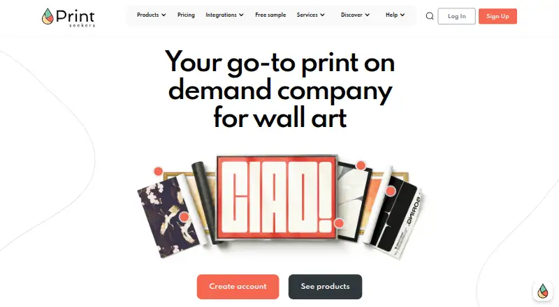 Printseekers's website