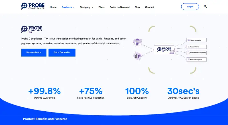 Probe TM's website