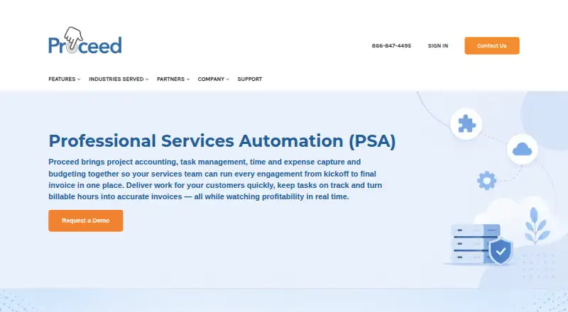 Proceed's website