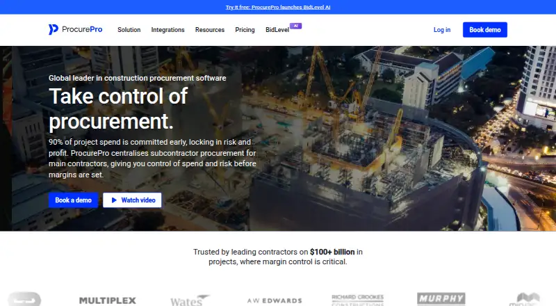 ProcurePro's website
