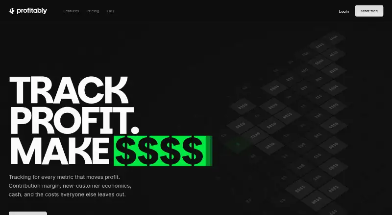 The Profitably homepage