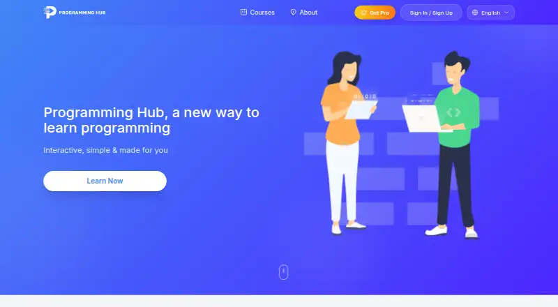 The Programming Hub homepage