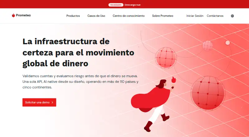 Prometeo's website