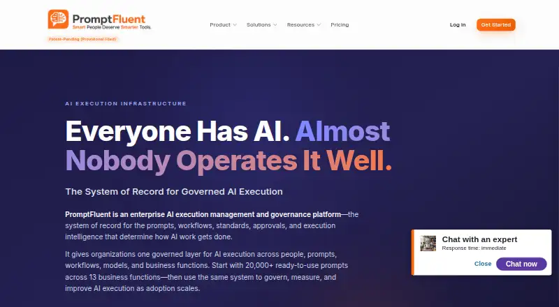 PromptFluent's website