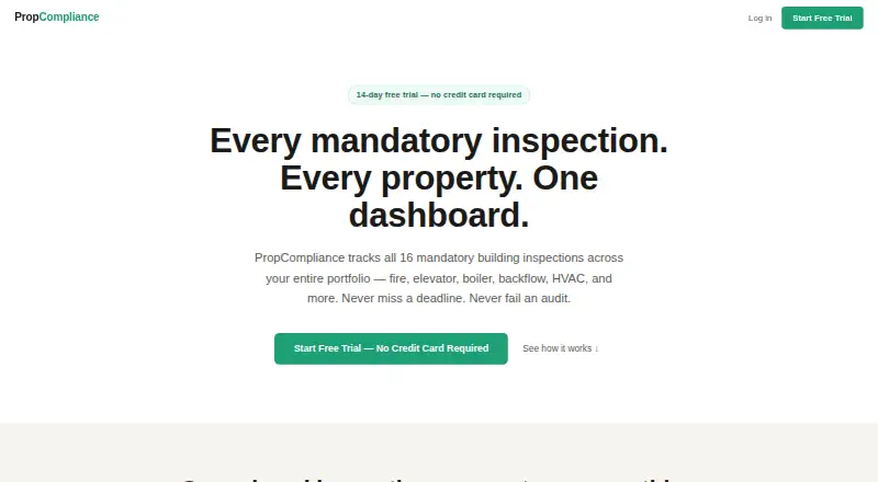 PropCompliance's website
