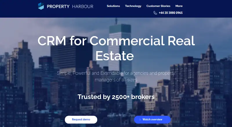 Property Harbour CRE Platform's website