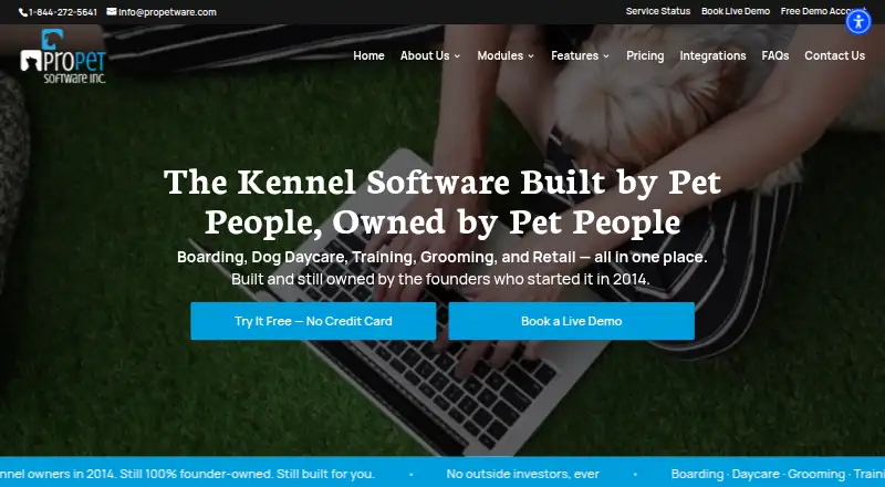 ProPet's website