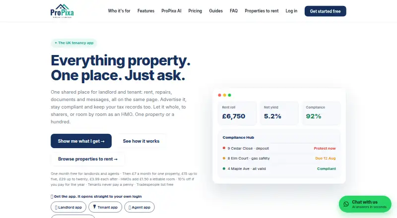 The ProPixa homepage