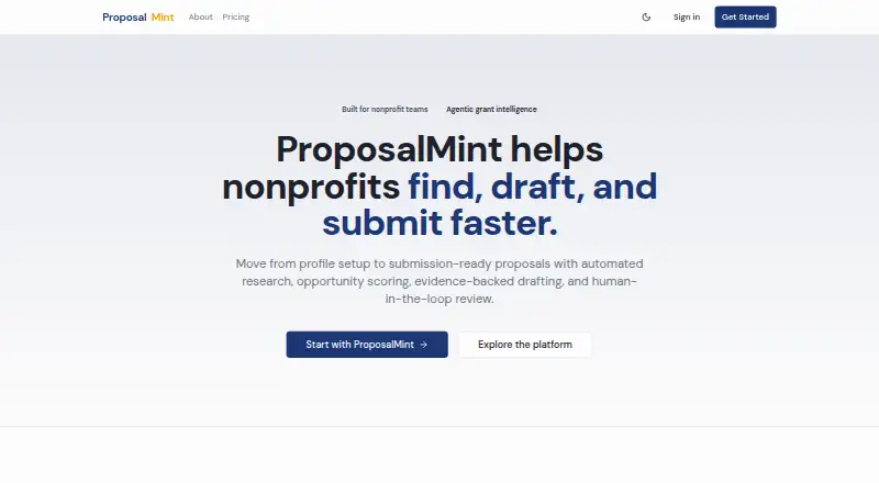 ProposalMint's website