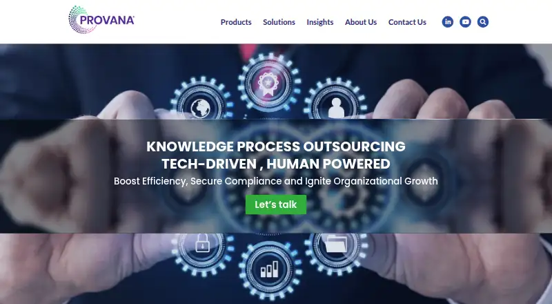 Provana eFiling's website