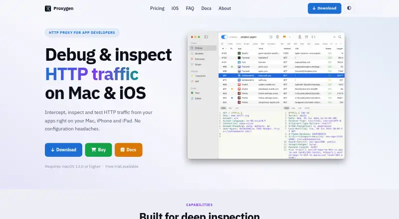 Proxygen's website