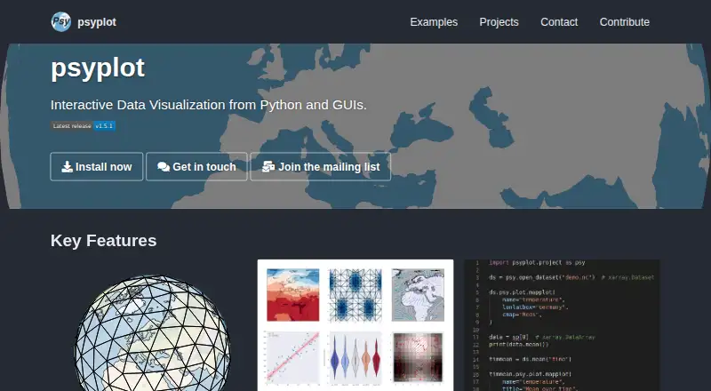 psyplot's website