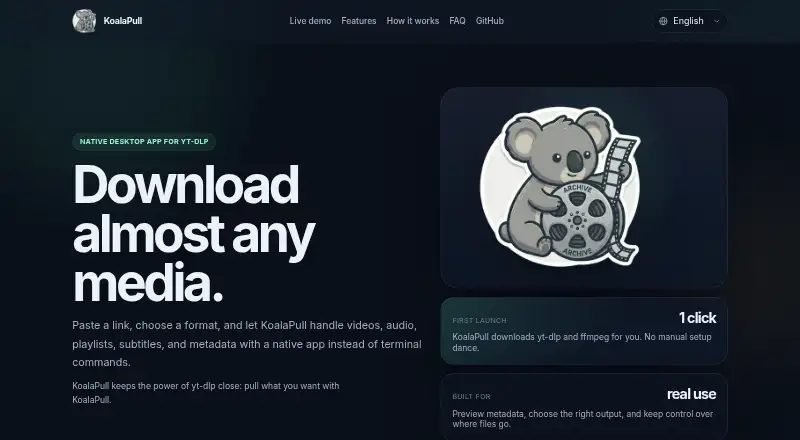 KoalaPull's website