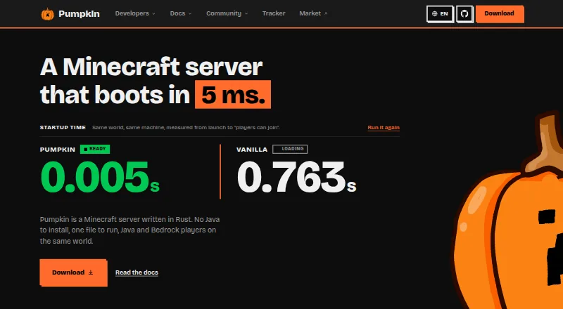 Pumpkin's website